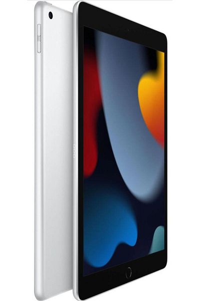 Apple iPad 9 (2021) 10.2" Tablet, A13 Bionic, 64GB, Silver, Wi-Fi, iPadOS 15, 8MP Camera