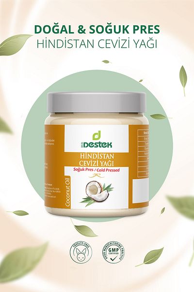 Destek Coconut 300 ml Oil (Cold Pressed)