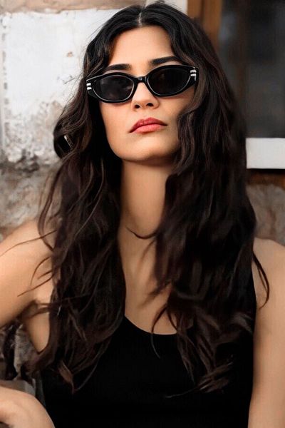 Max Polo نظارة شمسية نسائية سوداء - 9mpds997r001