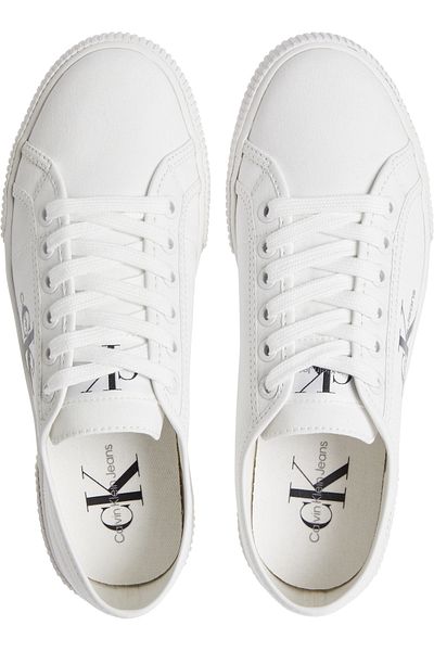Calvin Klein Calvin Klein Women White Ess Vulc Mono Sneakers