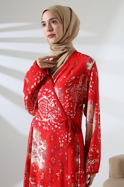 ÖNE BUTİK Likapa Women's Prayer Dress - Side Tie