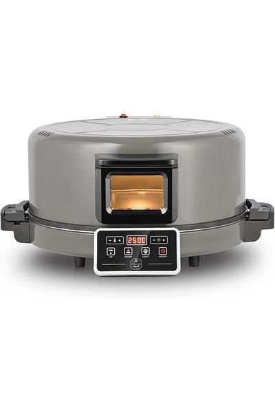 ALSAIF Electric Bread Maker With Non-stick Cooking Surface And Temperature Control, 40cm, 2400w, Gray