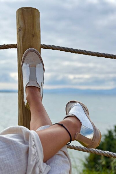 Güneşkızı Guki35 Γυναικείο Ecru Daily Άνετο Vegan Baby Sneaker