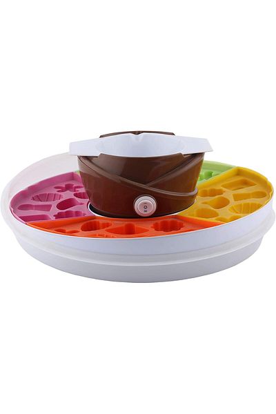 ALSAIF Electric Chocolate Maker , 22w, Orange Base/food Tray White