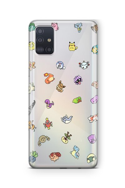 Multitronic Pokemon Design Printed Transparent Case Compatible with Samsung G...