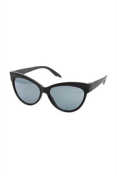 By Marine Matte Black Black Uv400 Women's Sunglasses - - 4bms006r003