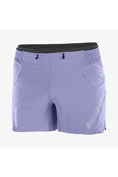 Salomon SENSE AERO 5" Erkek Koşu Şort Blue Granite LC2433100
