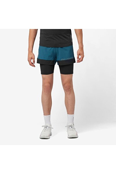 Salomon CROSS 2IN1 Erkek Koşu Şortu DEEP DIVE LC2197500