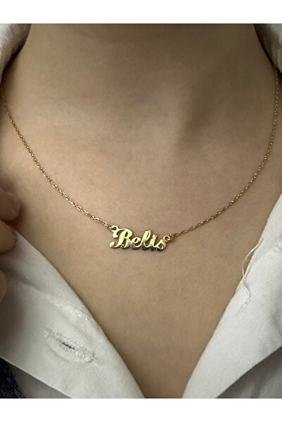 LITTLELUXE Kişiye Özel Isimli 925 Ayar Gümüş Kız Çocuk Kolyesi Altın Kaplama, Çocuk Gümüş Kolye, Çocuk Kolye