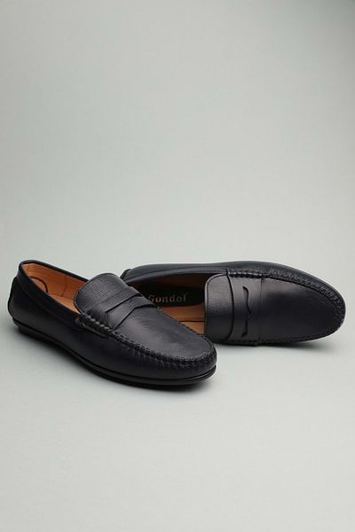 Gondol Loafer clasic pentru bărbați din piele naturală 42 ttx.60187