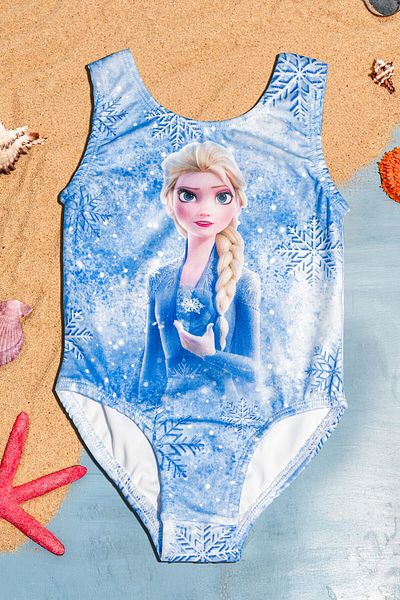 Beniizle Costum de baie pentru fete cu model