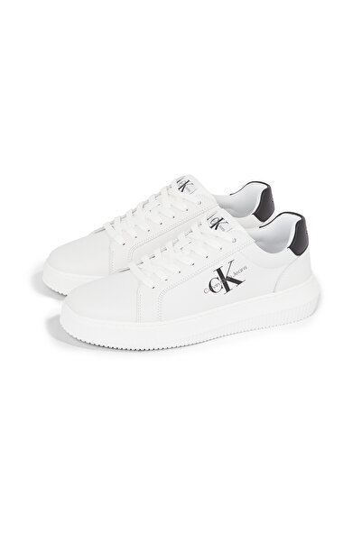 Calvin Klein Calvin Klein Men Bright White & Black Chunky Cupsole Mono Sneakers