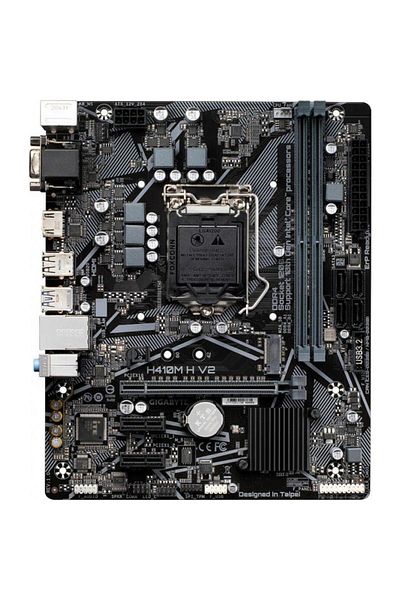 Gigabyte Placa de baza Gigabyte H410M H V2, Intel H410, LGA 1200, mATX