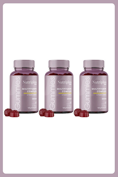 Farmasi Nutriplus Çilek Aromalı Çocuklar Için Multivitamin 60 Adet - 3 Adet