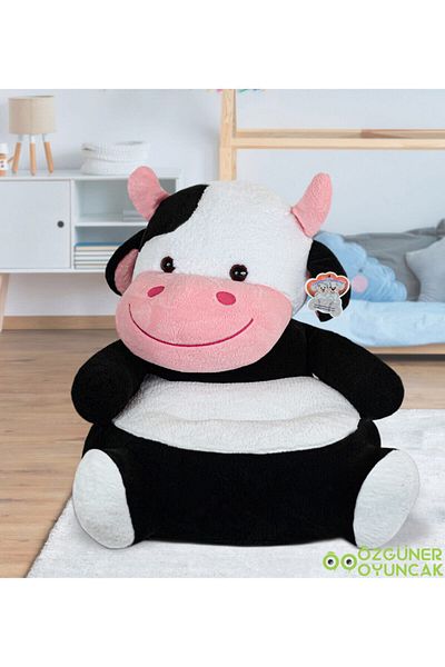 Özgüner Oyuncak Cow Plush Baby Child Seat