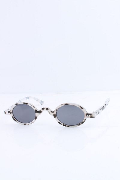 Silvio Monetti Unisex White Leopard Uv400 Sunglasses Silvio Monettı - 3sm5928r006