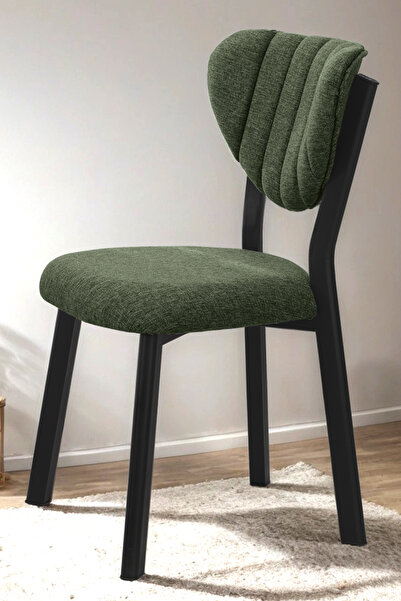 Lumodi Mobilya Mutfak Sandalyesi Keten Kumaş