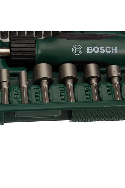 Bosch مجموعة مقابس مفك براغي مكونة من 46 قطعة 2607017377