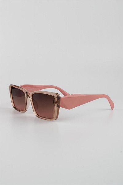 Silvio Monetti Pink Matte Uv400 Filter Women's Sunglasses G24Sms2301R04