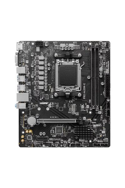 MSI Placa de baza MSI PRO A620M-E, AM5, mATX, DDR5, AMD A620