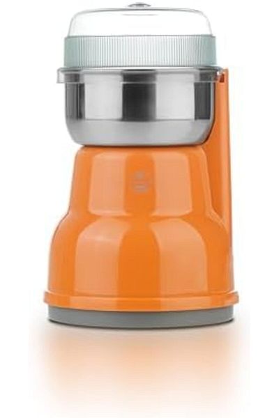ALSAIF Electric Coffee Grinder Electric Spice Grinder For Spices, Herbs, Nuts, Grains, 160w, Orange