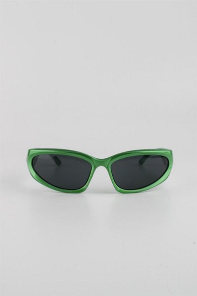 Silvio Monetti Unisex Green Matte Uv400 Filter Sunglasses - G24Sm9006R05