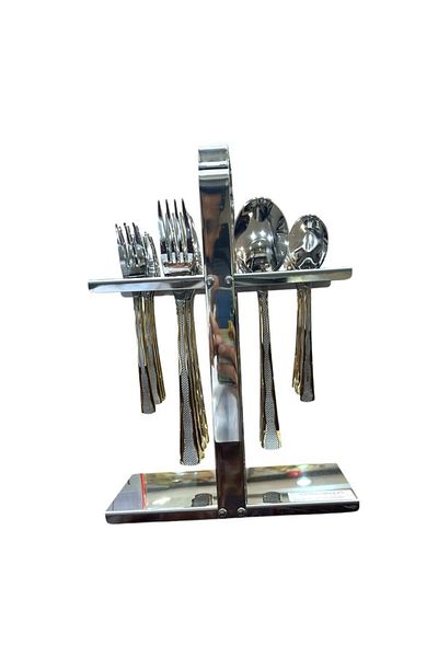 aljahwari CUTLERY SET 24PICES STAINESS STEEL