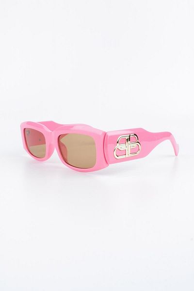 Silvio Monetti Women's Pink UV 400 Protected Sunglasses 23sm8097r05