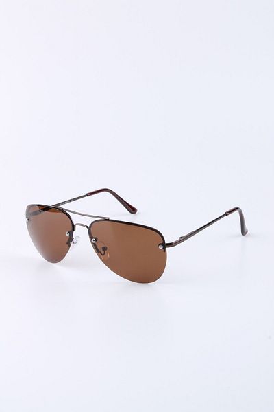 Max Polo Men's Brown Polarized Sunglasses - 1mxp8265r02