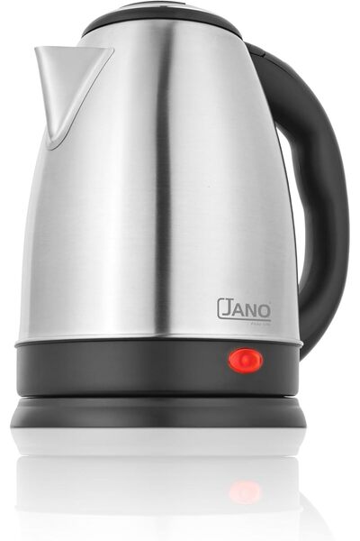 JANO Electric Kettle With S/s Body, Automatic Shut-off Function Dry Boil Protection, 1.9l, 1500w, Silver