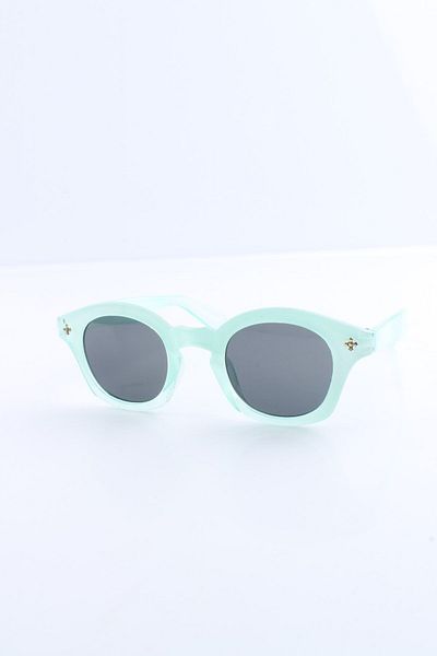 Silvio Monetti Children's Organic Glass Uv400 Turquoise Girl's Sunglasses 3smc40214r003