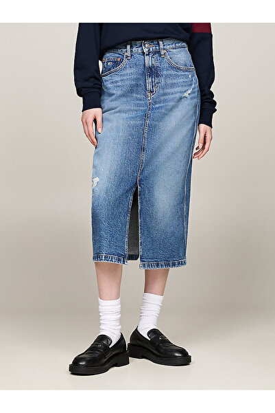 Tommy Hilfiger Kadın Claire Midi Etek