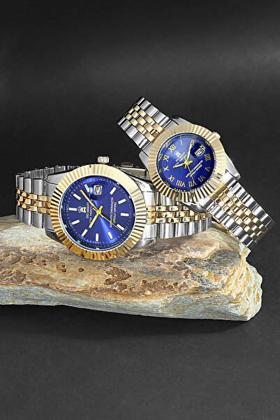 Zzla 2 Li Lover Set Stainless Ipc Plating Luxury Sport Metal Men Wrist Watch ...