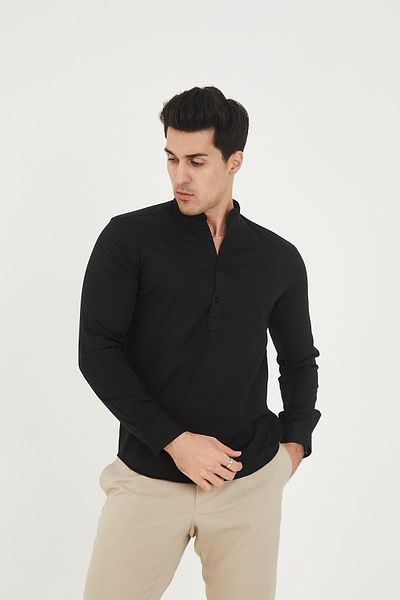 jack carisma ΑΝΔΡΙΚΟ ΠΟΥΚΑΜΙΣΟ ΜΙΣΟ ΠΑΤ ΚΟΛΑΡ Lycra SLIM FIT