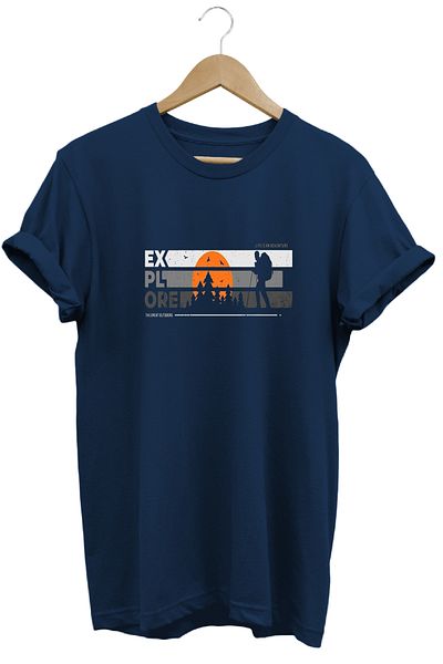 remonz Explore Explore Printed T-shirt 100% βαμβάκι