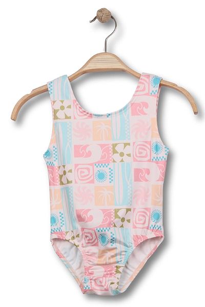 Beniizle Patterned Girl's Swimsuit