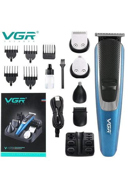VGR مجموعة العناية المتعددة الاحترافية للوجه والشعر والجسم، V-172