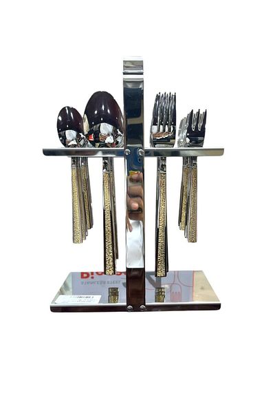 aljahwari CUTLERY SET 24PICES STAINESS STEEL