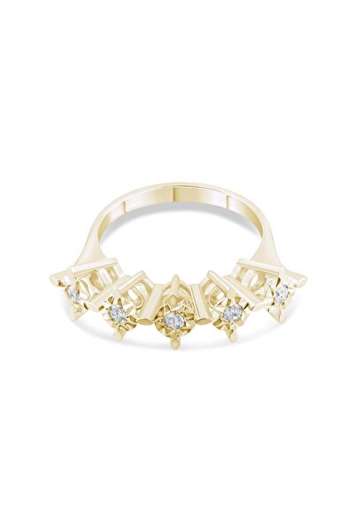 Lial Diamond 0.18 Karat Beştaş Pırlanta Yüzük, Gerçek Pırlanta, Sertifikalı Mücevher