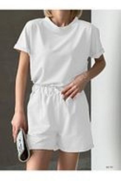 PENTHİLUS Set de tricou și pantaloni scurți pentru femei, 2 piese