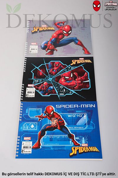 SPIDERMAN Dekomus with Licensed Spiderman "Single" Picture Notebook 17*24 cm 15 Sheets