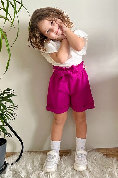 meqlife Summer Girl Shorts Blouse Suit Girl's Holiday Combination