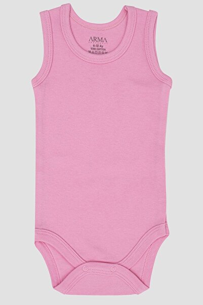 Arma Yıldız 100% Organic Cotton 3-Piece Pink Baby Undershirt Snap Fastener Bodysuit