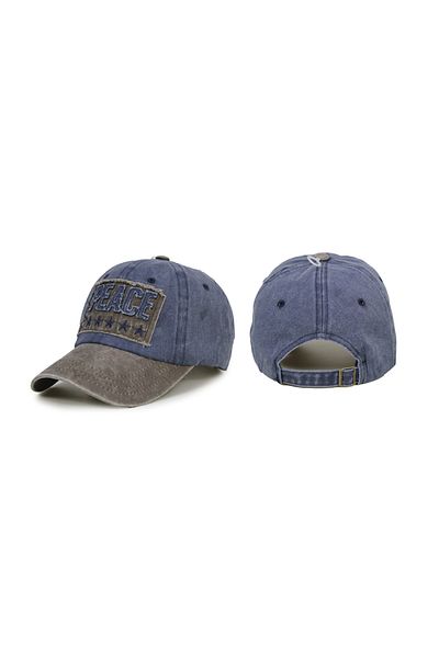 İLKCET MODA Peace Embroidered Premium Unisex Hat