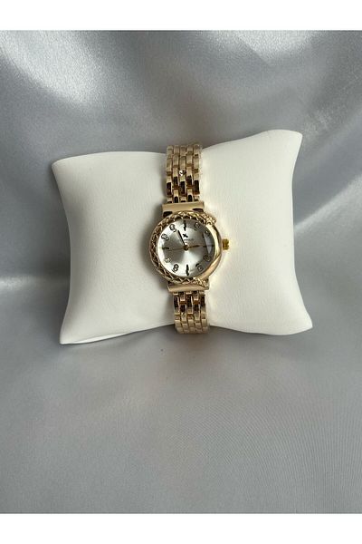 QUARTZ Yarm Snake Dial Gold Cord Steel Stylish Women Watch