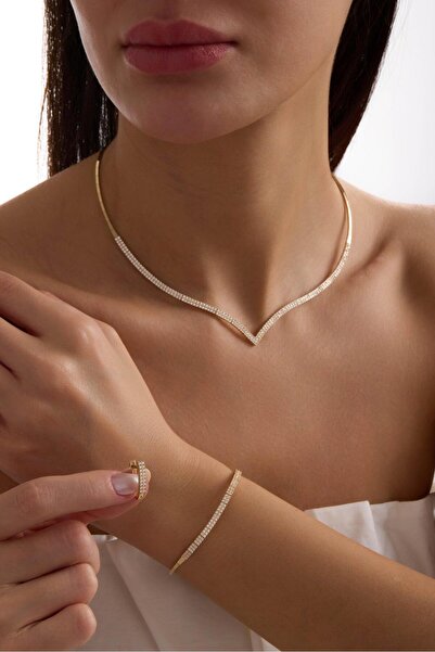 Tufanlar Kuyumculuk 14 Ayar Sarı Çavuş Altın Düğün Seti