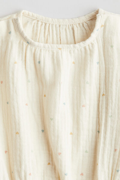 H&M Pamuklu Muslin Tulum