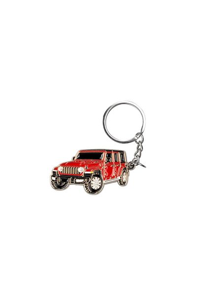 ماركة غير محددة Jeep Wrangler Solid Metal Keychain