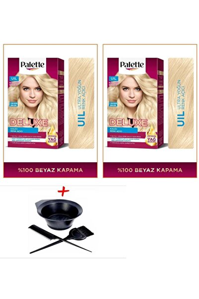 Palette Deluxe Uıl Ultra Yoğun Renk Açıcı X 2+ Saç Boyama Seti 38388243697543