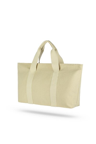 Çınar Bez Çanta Kanvas Yatay El Çantası